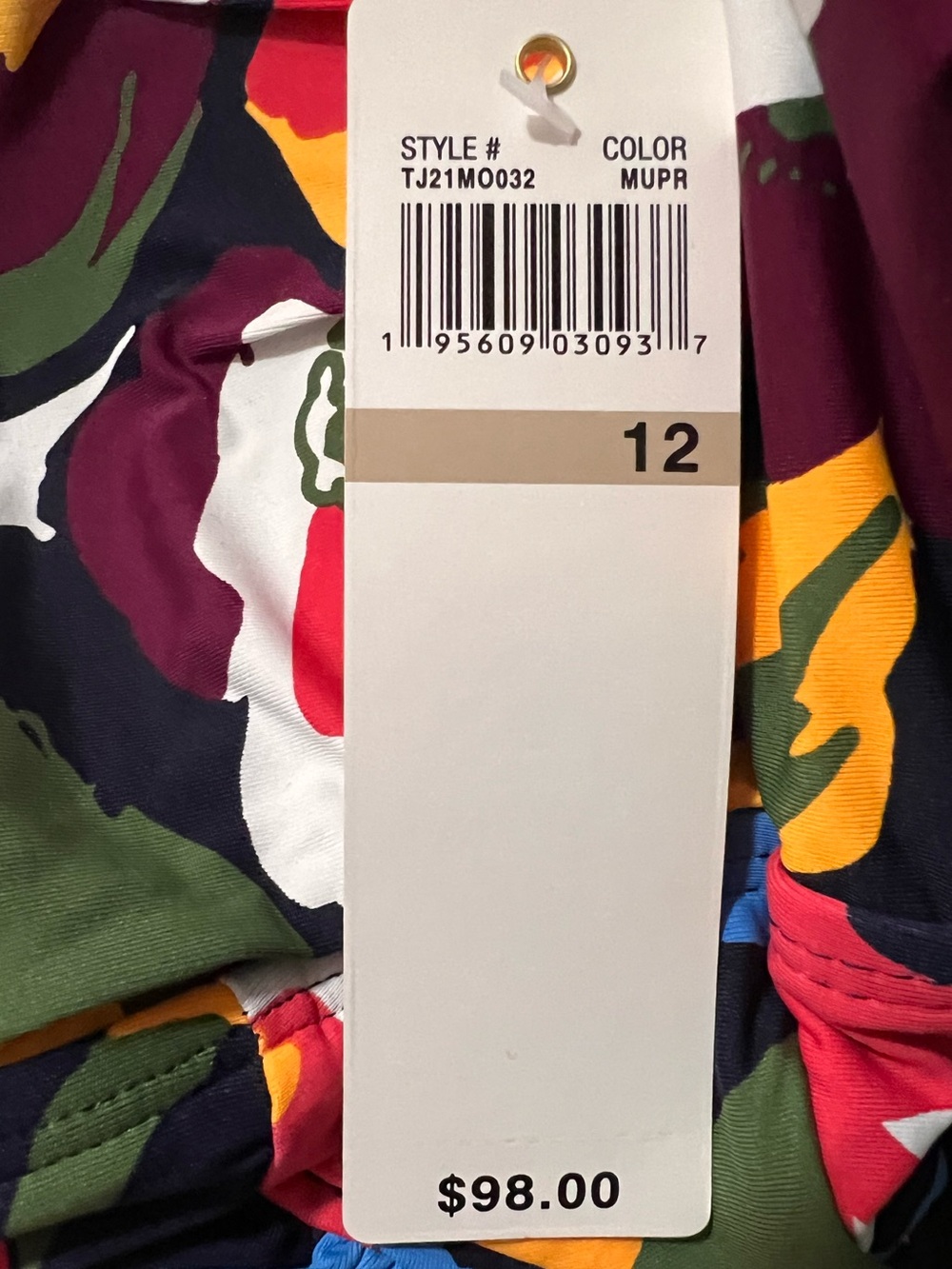 Anne Cole Multi Colored Floral ruched One Piece Swimsuit - Picture 5 of 7